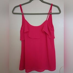 Naked Zebra Vibrant Pink Camisole Top Sz S